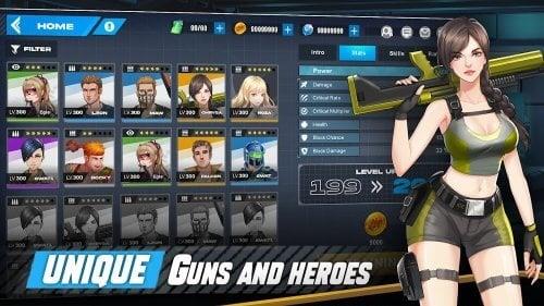 ภาพหน้าจอ Gun Force: Action Shooting 4