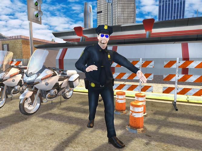 US Police Bike Chase Game স্ক্রিনশট 1