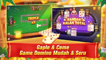 Domino QiuQiu 99 QQ Gaple Slot Capture d’écran2