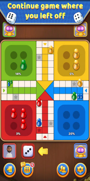 Ludo Offline: Dice Board Game屏幕截圖4