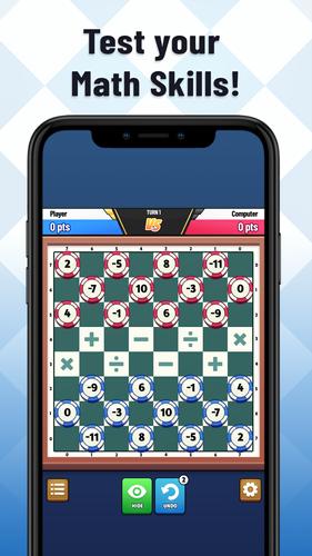 Damath: Math Checkers 스크린 샷 1