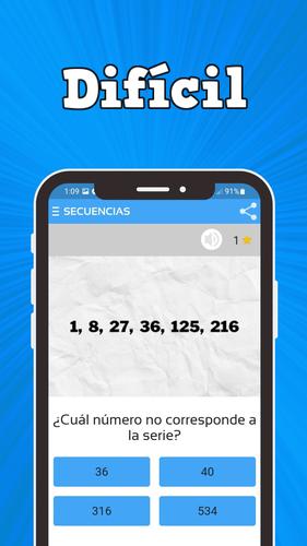 Secuencias numéricas captura de pantalla 3