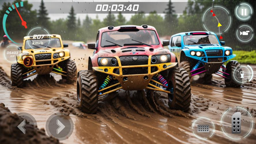 Offroad Mud Truck Game Offline ekran görüntüsü 2