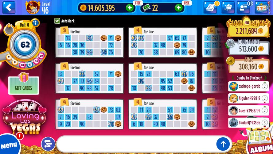 Screenshot Bingo Lotto Tombola Online 1