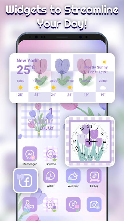 Themepack – App Icons, Widgets Mod zrzut ekranu 4