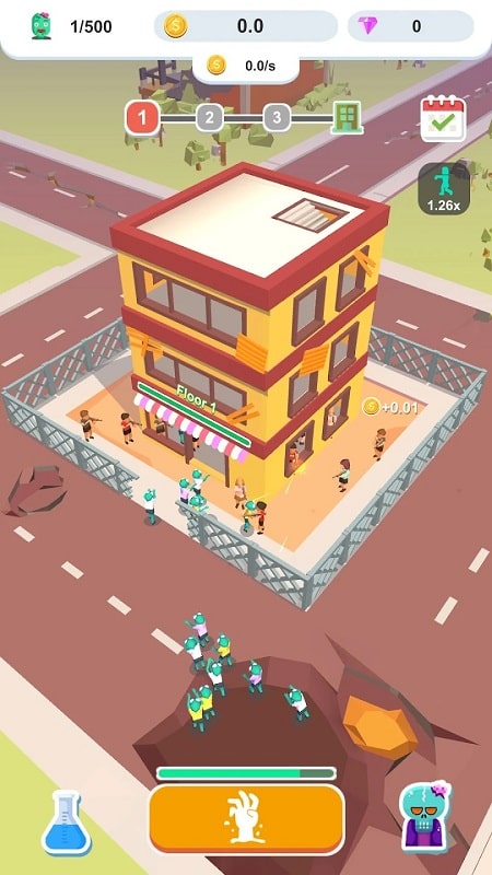 Idle Zombie Army zrzut ekranu 1