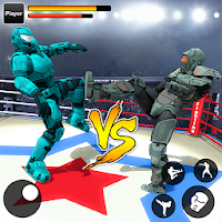 Robot Ring Fighting Real Robot VS Superhero Robot