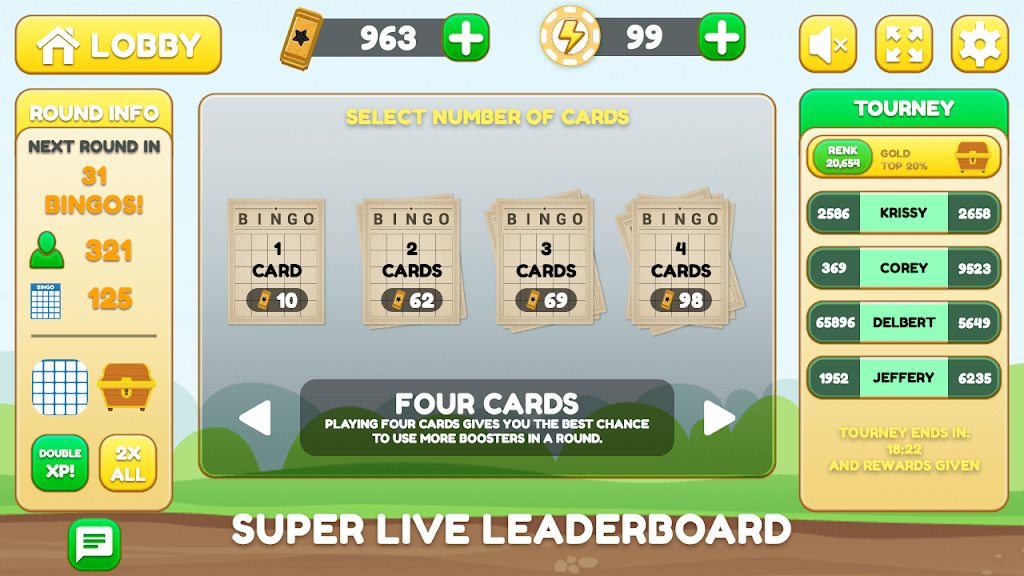 Bingo King-Free Bingo Games-Bingo Party-Bingo屏幕截圖1