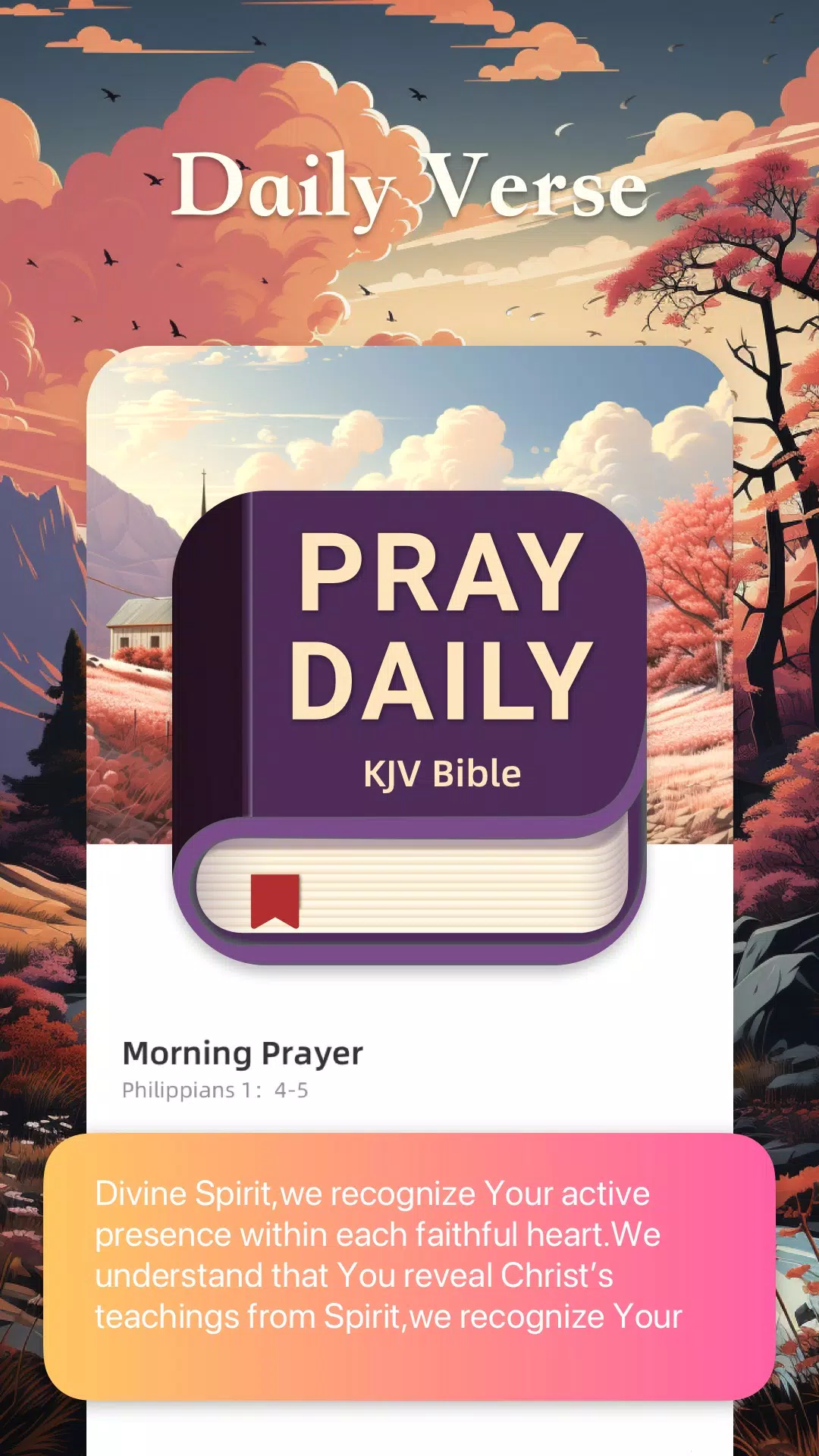 Pray Daily:KJV Bible应用截图第1张