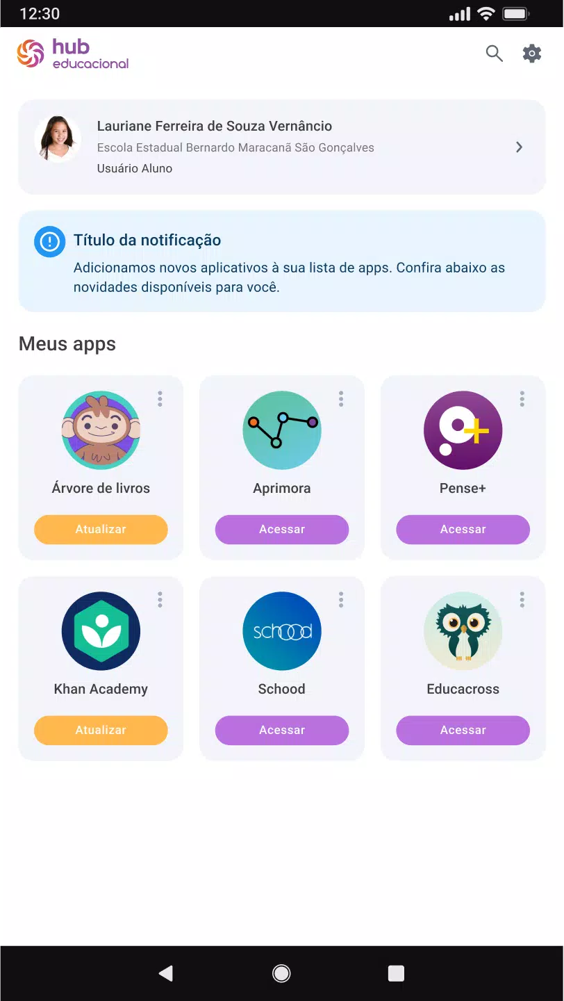 Hub Educacional屏幕截圖3