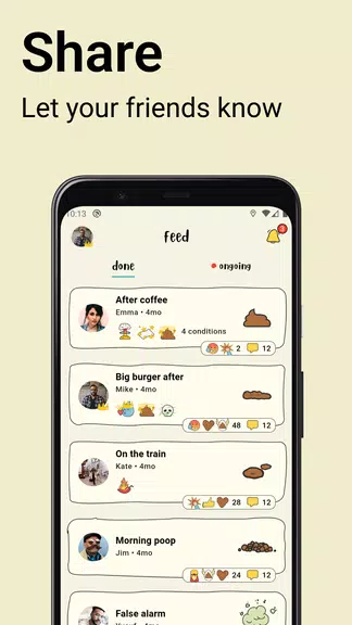 Poopie - Poop Map & Calendar स्क्रीनशॉट 1