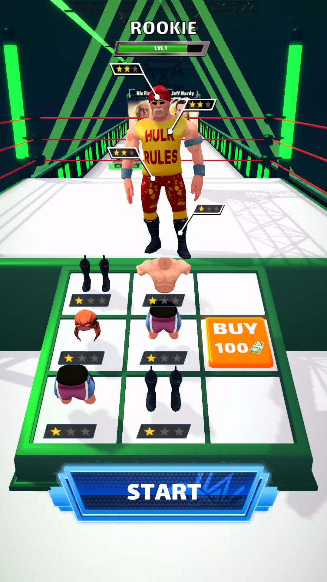 Wrestling Trivia Run captura de pantalla 2