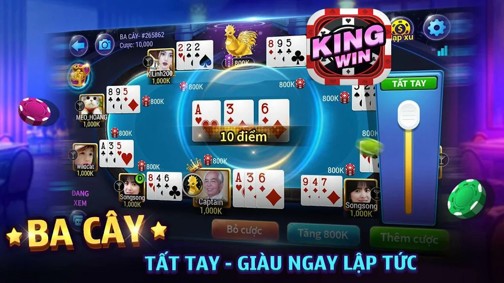 Game danh bai doi thuong King Win screenshot 2