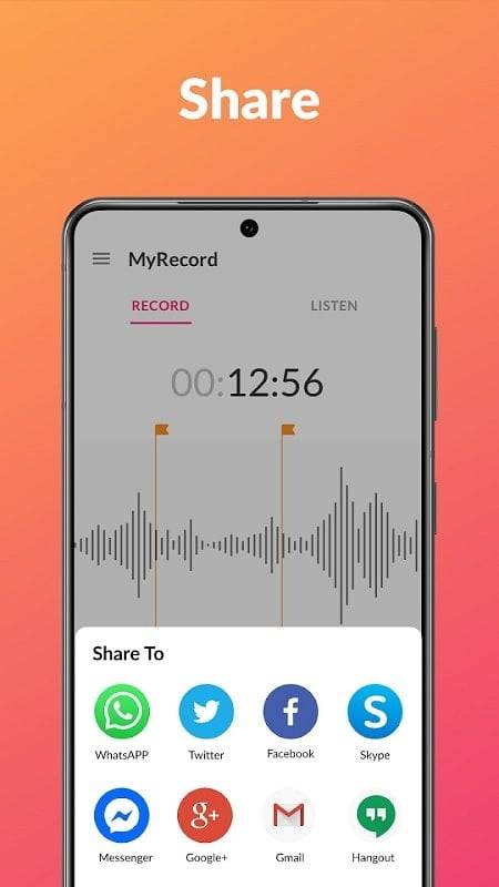 ภาพหน้าจอ Voice Recorder & Voice Memos 1