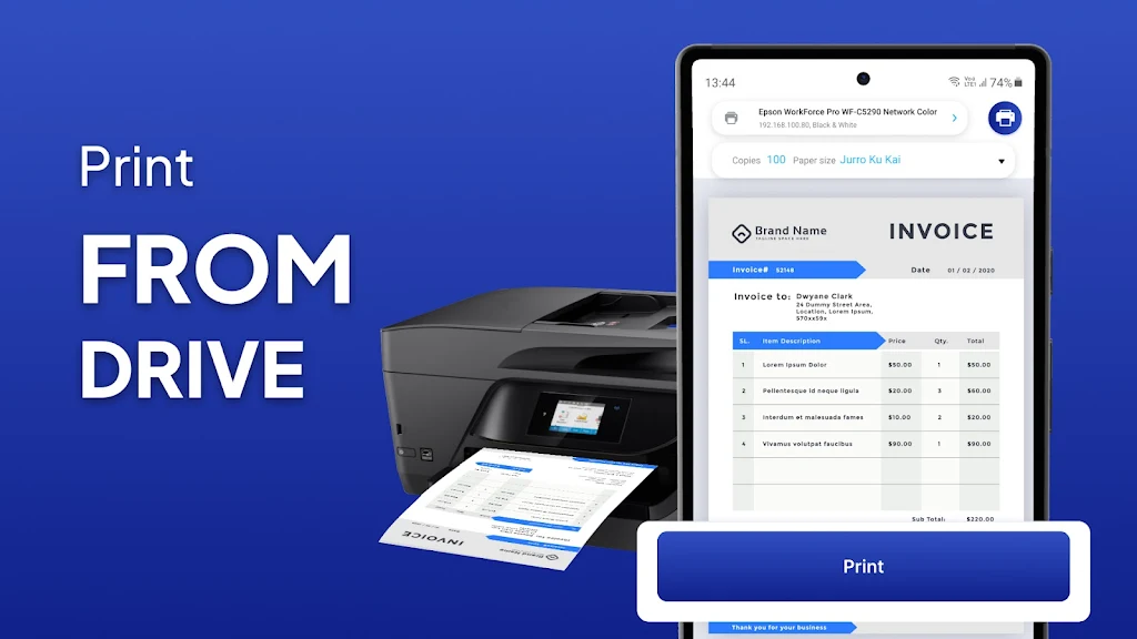 Mobile Printer: Print & Scan Capture d’écran3