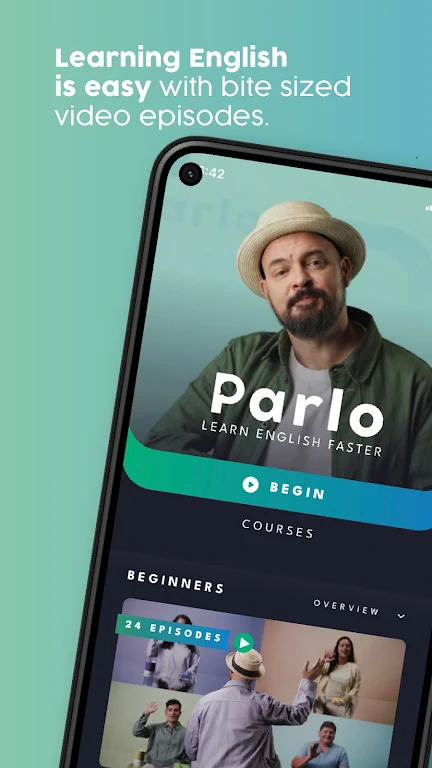 Parlo Learn English 스크린샷 1