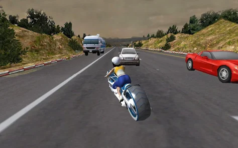 Racing Girl 3D Screenshot 1