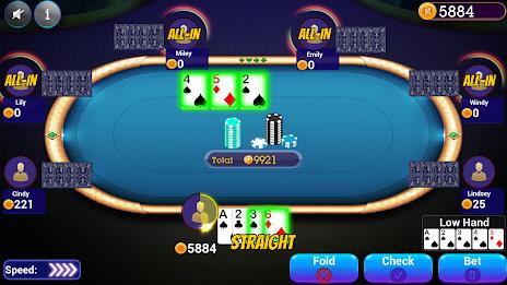 Omaha Poker Offline screenshot 3