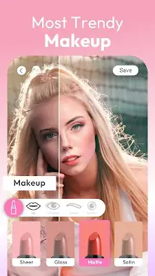 YouCam Makeup - Selfie Editor 스크린 샷 1