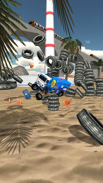 Stunt Truck Jumping Mod屏幕截圖3