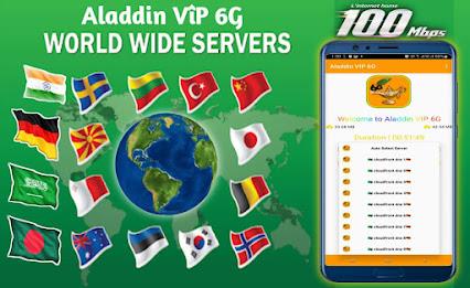 Aladdin VIP 6G-Secure Fast VPN captura de pantalla 4