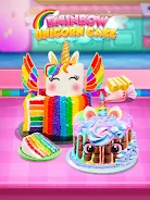 Rainbow Unicorn Cake屏幕截圖4