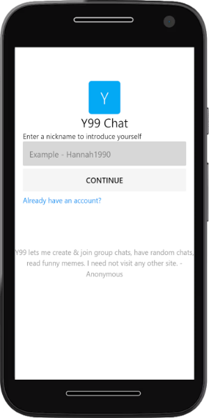 Y99 Chat - Your friend finder ảnh chụp màn hình 3