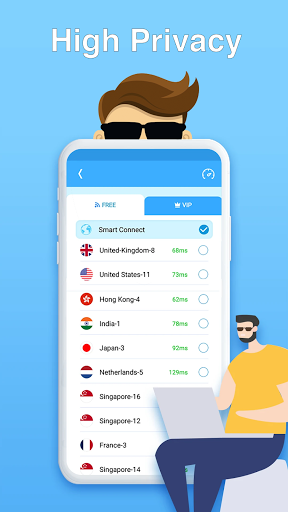 Super Master VPN Secure Proxy स्क्रीनशॉट 4