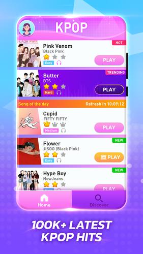 Kpop Piano Star captura de pantalla 2
