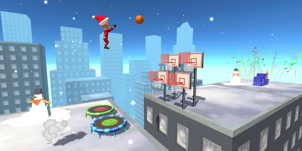 Jump Up 3D: Basketball Spiel Screenshot 3