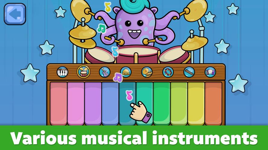 Piano pour bébé: jeux musique Capture d’écran2