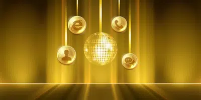 Golden Disco Vintage Theme Screenshot 1
