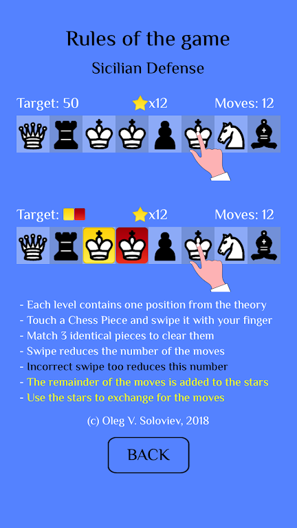 Chess Match-3: Sicilian屏幕截圖3