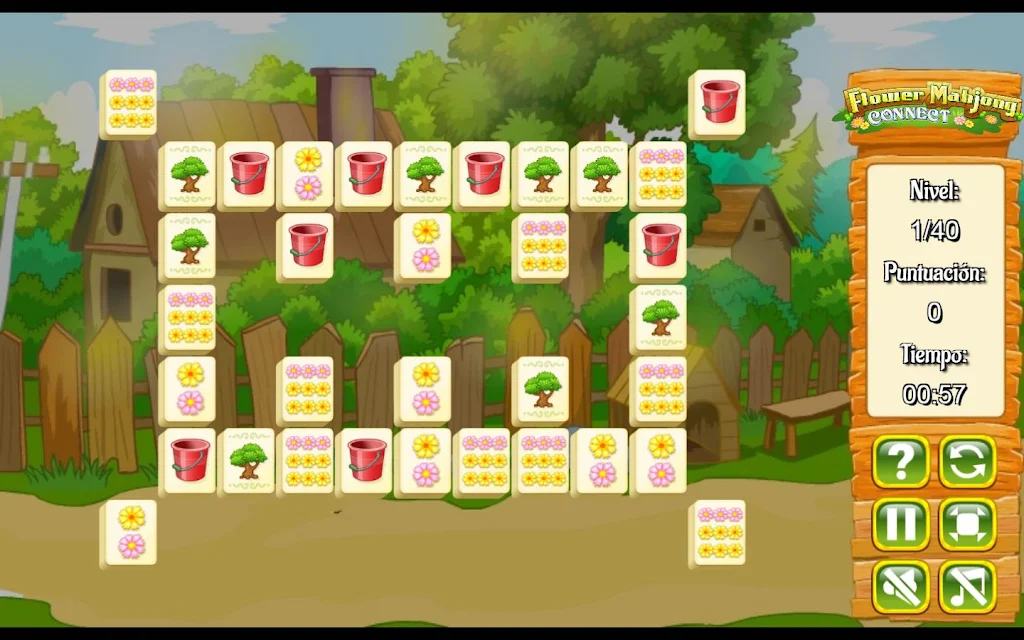 Flower Mahjong Flores应用截图第2张