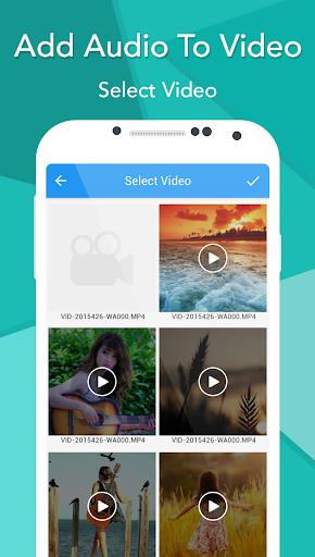 Add Audio To Video captura de pantalla 2