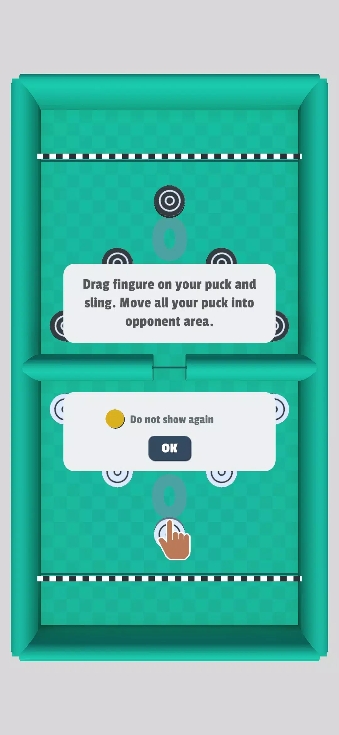 ภาพหน้าจอ Puck Battle 2 Player Game 1