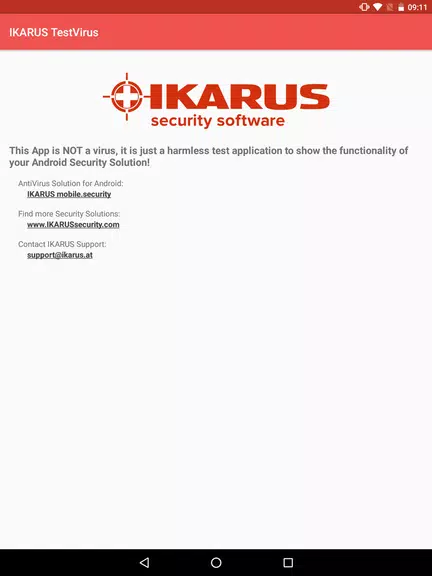 IKARUS TestVirus screenshot 4