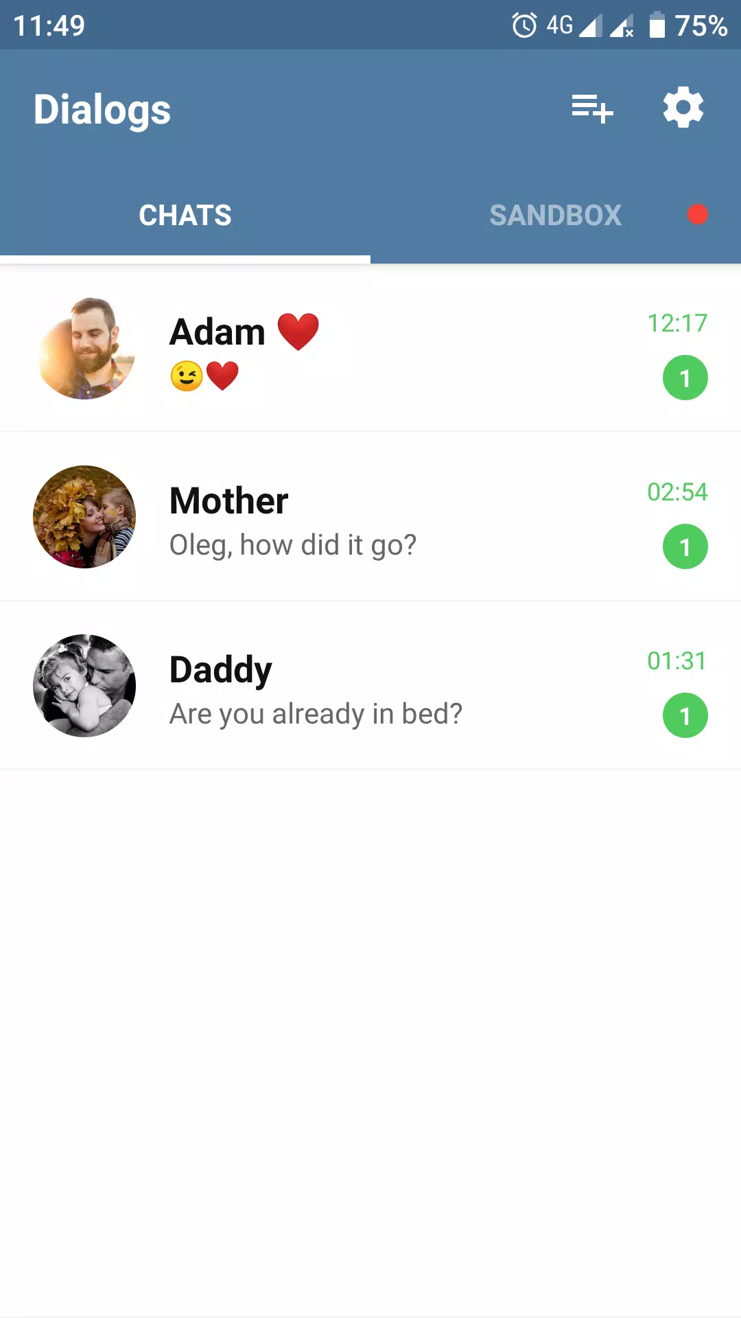 Fake Chat Story Messenger screenshot 1