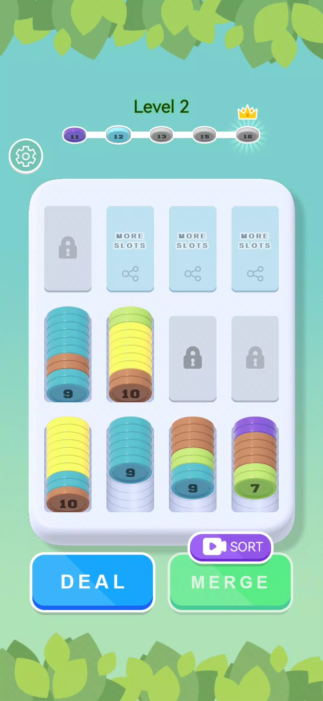 Coin Sort экрана 3