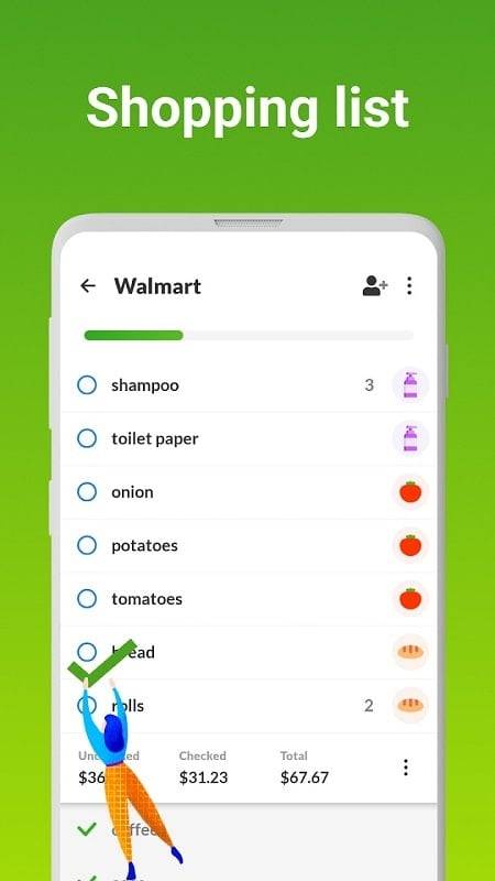 ภาพหน้าจอ Shopping List - Listonic 2