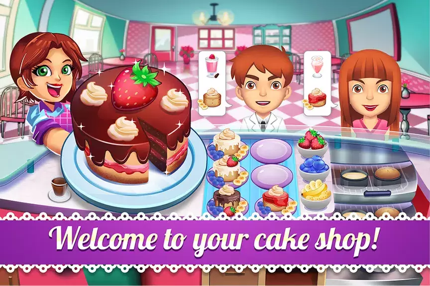 ภาพหน้าจอ My Cake Shop: Candy Store Game 1