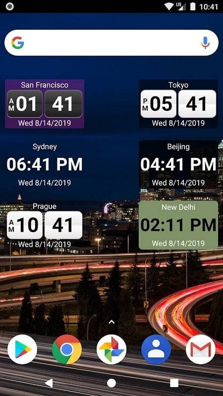 World Clock Widget 2023 Pro ကိုဖန်သားပြင်2