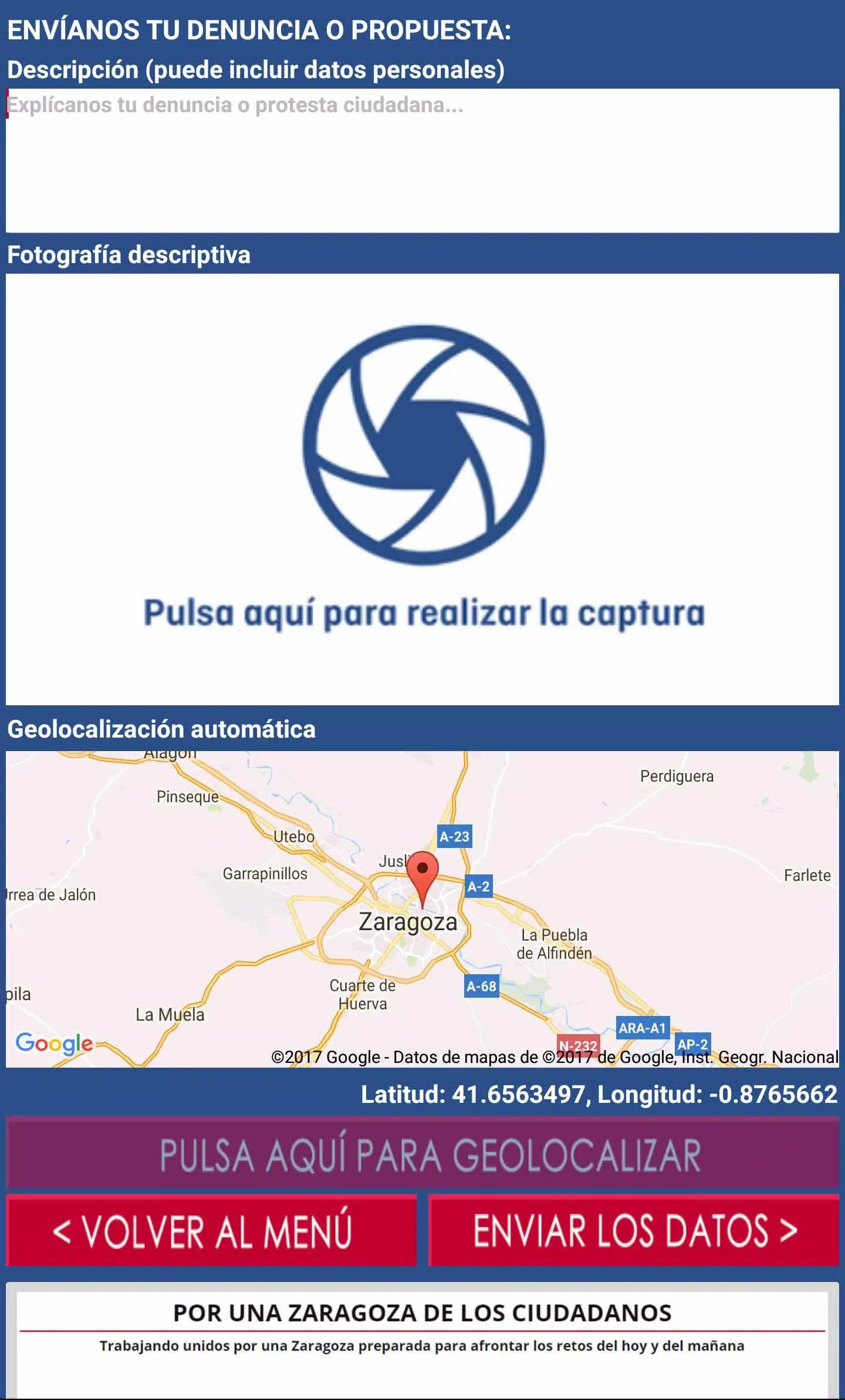 Zaragoza Ciudadana screenshot 3