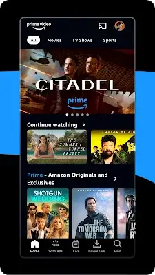 Amazon Prime Video应用截图第1张