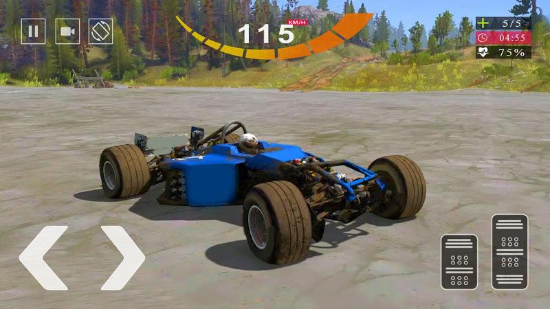 Formula Car Racing Game Stunt экрана 1