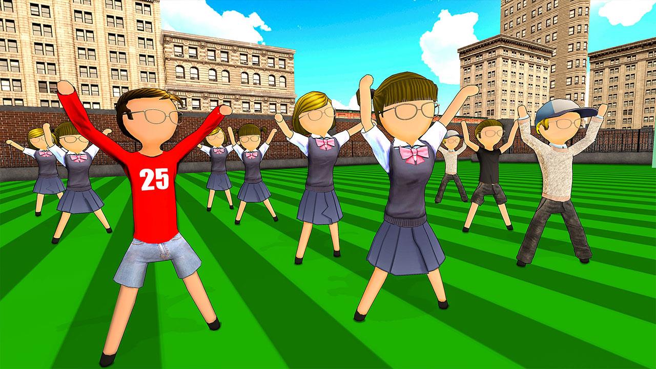 Stickman High School Girl Game zrzut ekranu 3