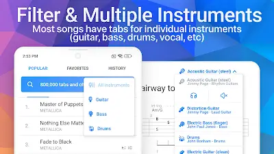 Songsterr Guitar Tabs & Chords captura de pantalla 4