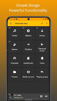 ภาพหน้าจอ MediaMonkey 1