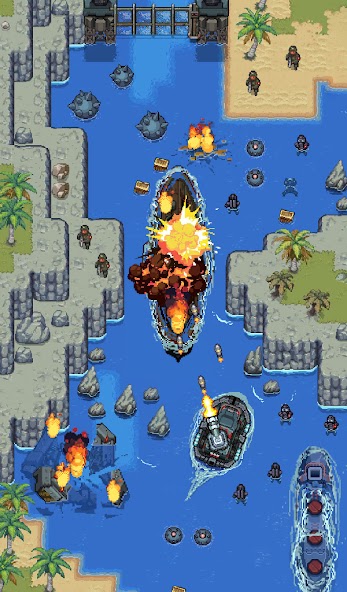 Jackal Army: Retro Shooting Mod屏幕截圖3