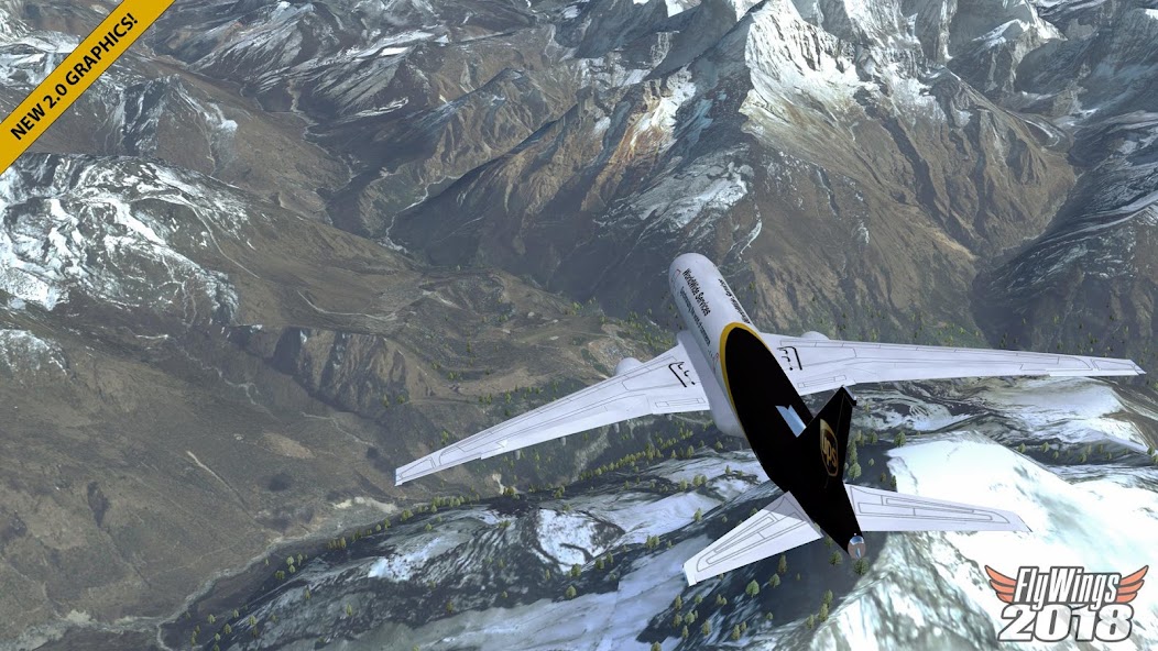 Flight Simulator 2018 FlyWings Mod экрана 1